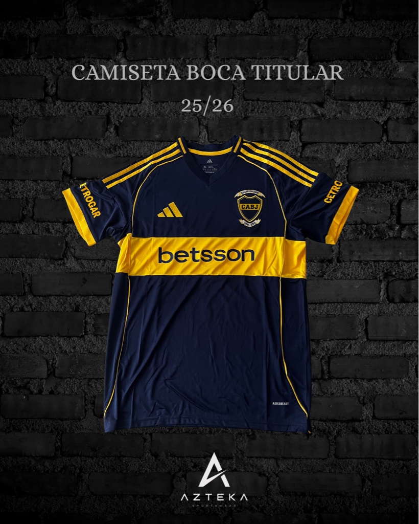 Camiseta Boca Titular 25/26 (Hincha)