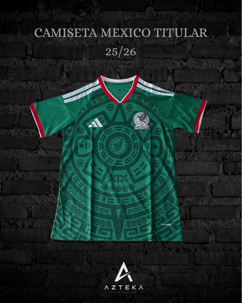 Camiseta México Titular 25/26 (Hincha)