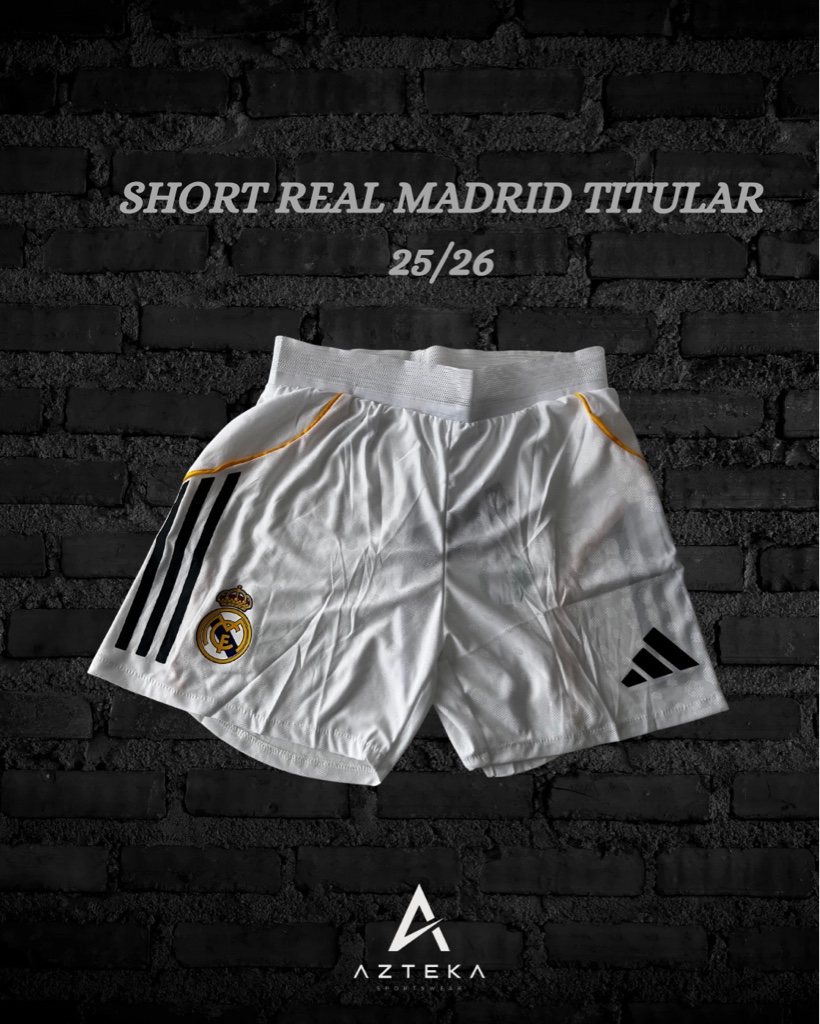 Short Real Madrid Titular 25/26