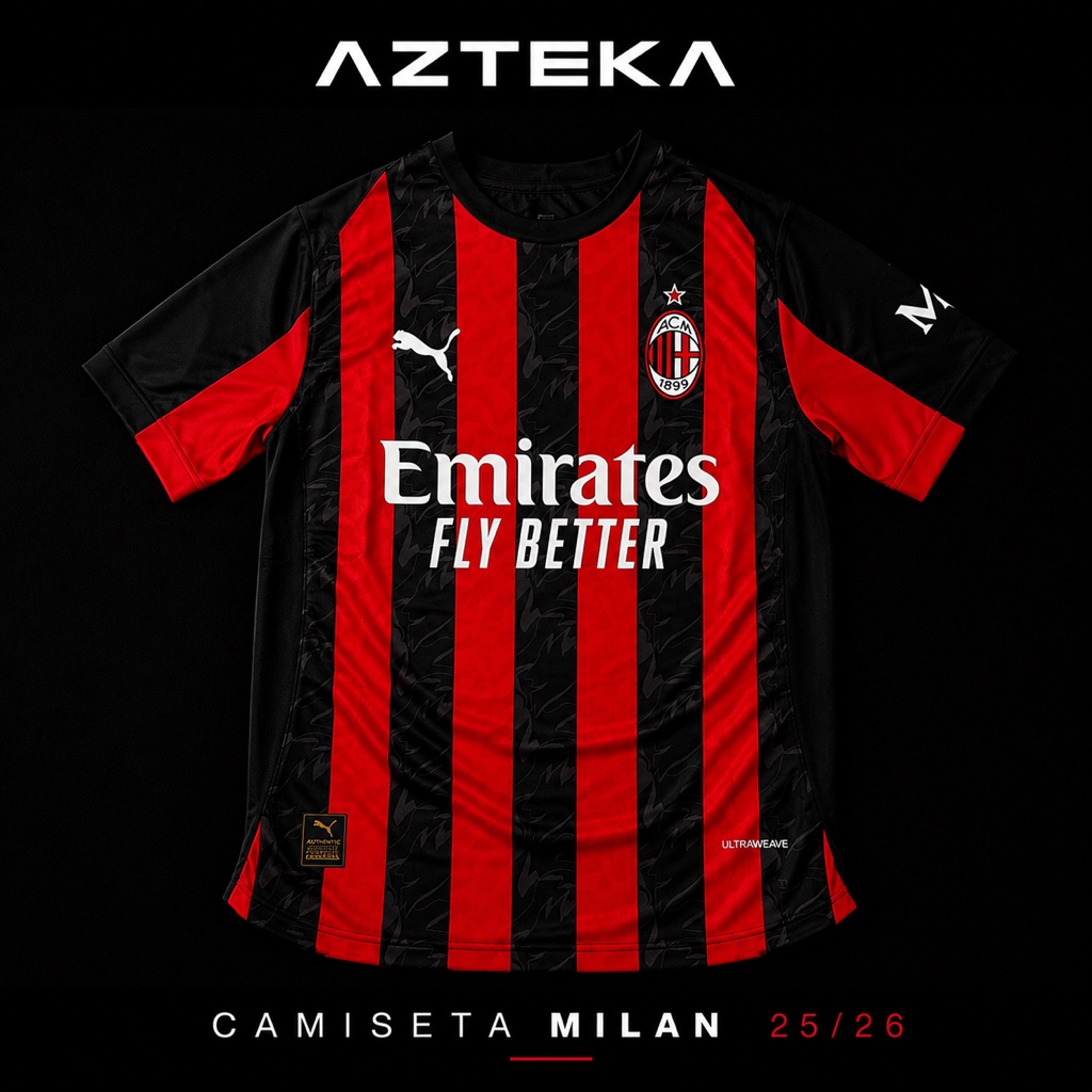 Camiseta Milan Titular 25/26