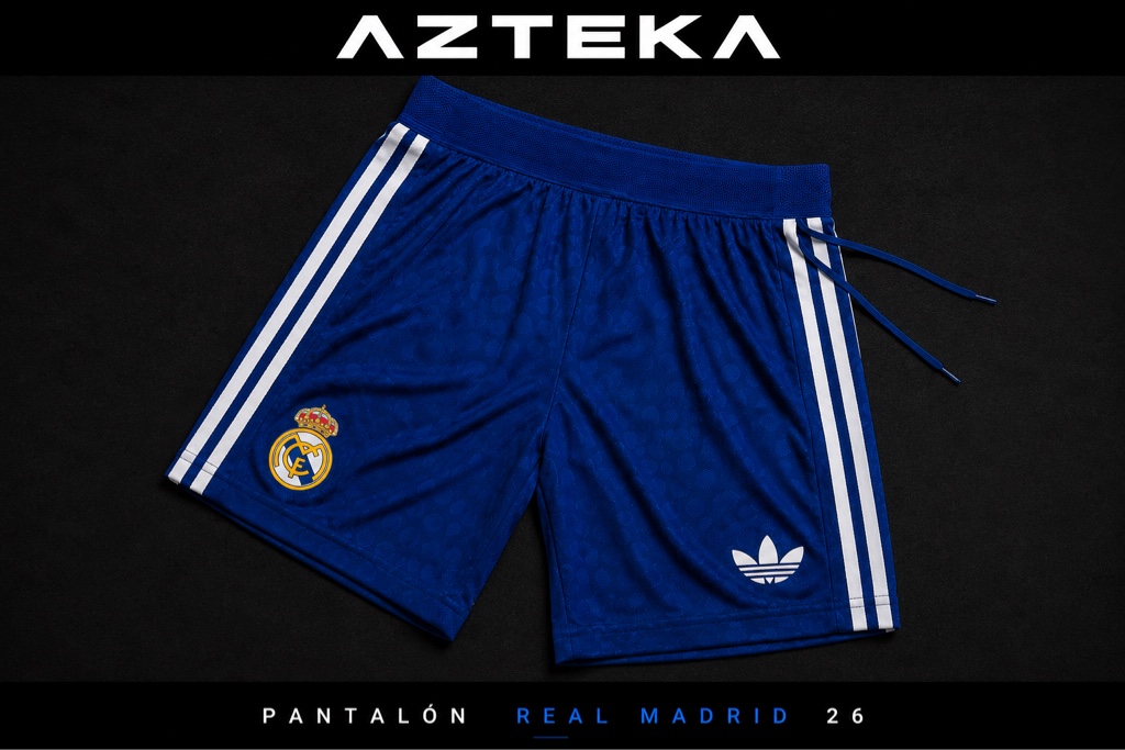 Shorts Real Madrid Suplente 25/26