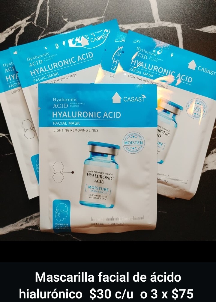 Mascarilla de ácido hisluronico