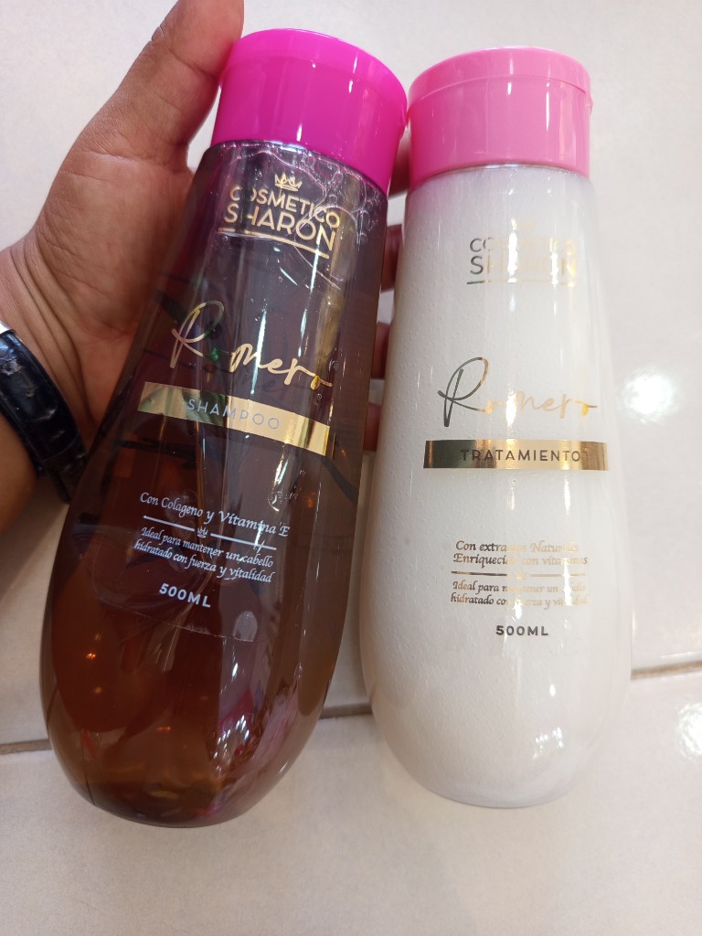 Linea de Sharon tratamiento y shampoo