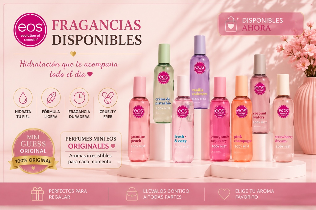 Eos body mist fragancias surtidas