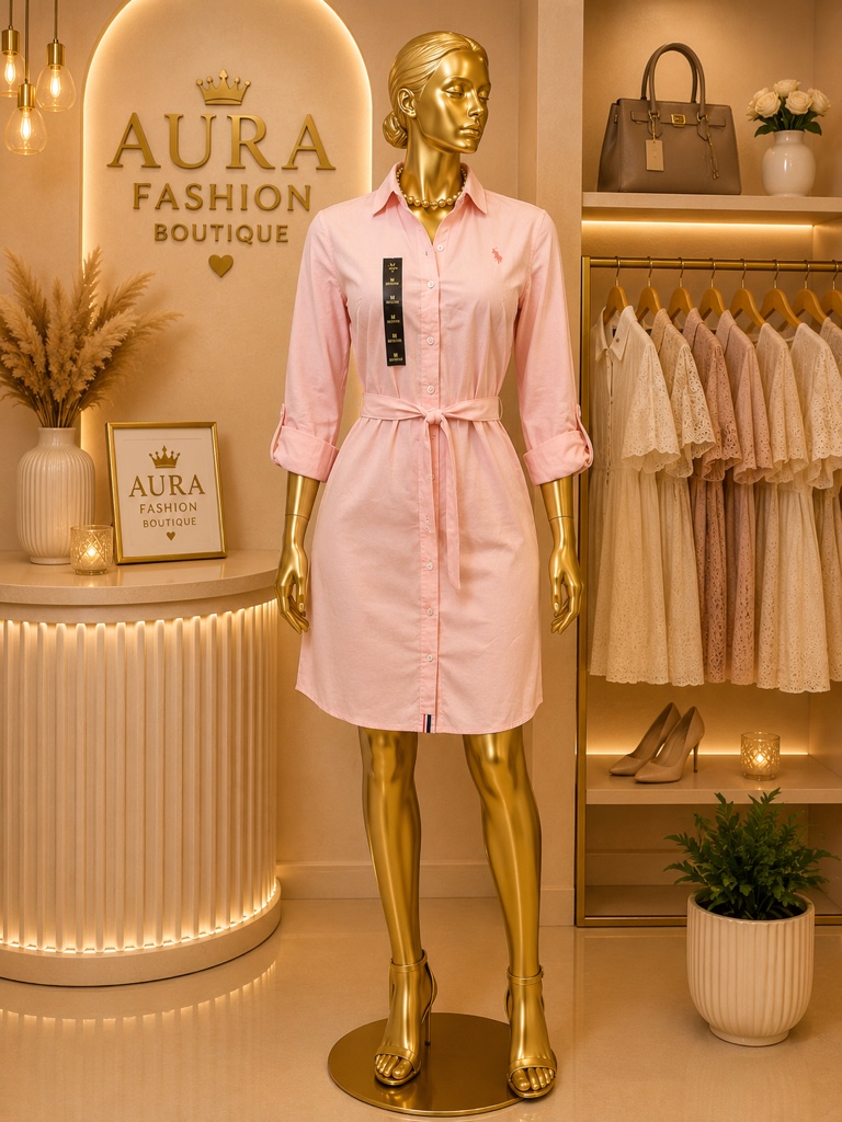 Vestido Polo Ralph Lauren Peach