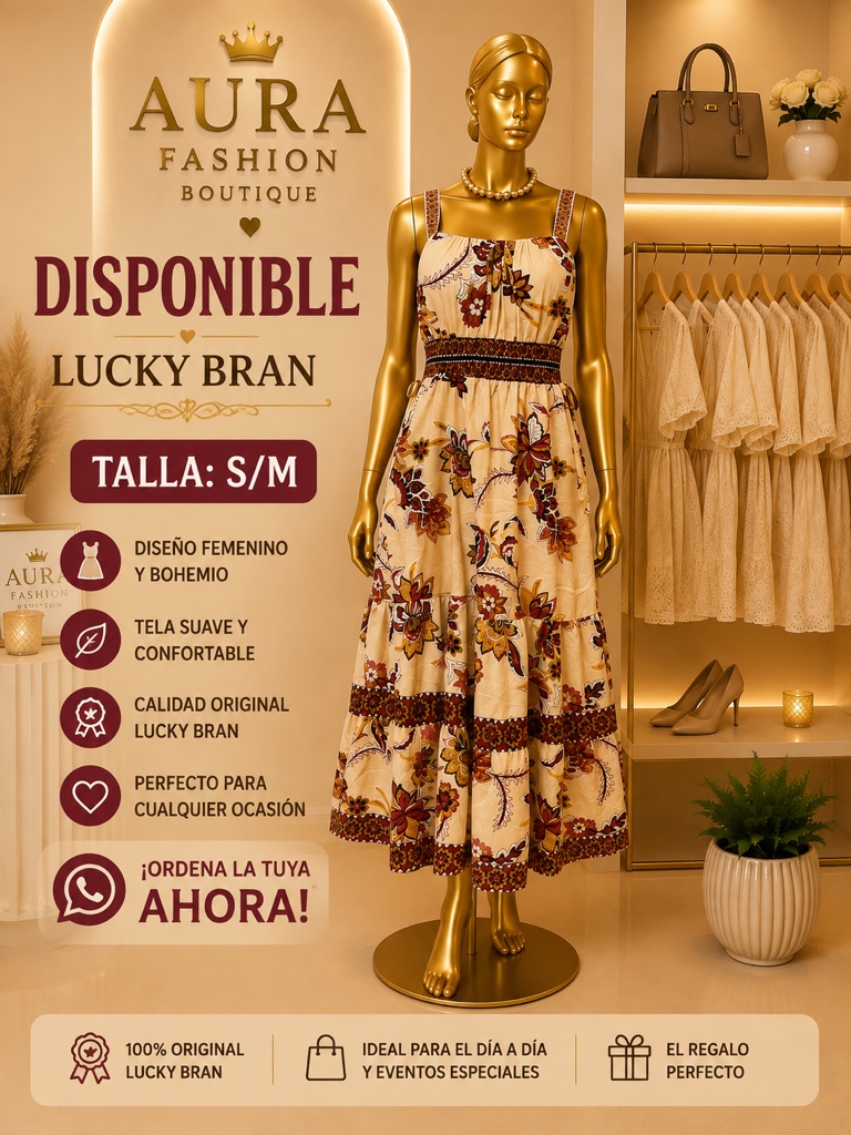 Lucky Bran vestido floral