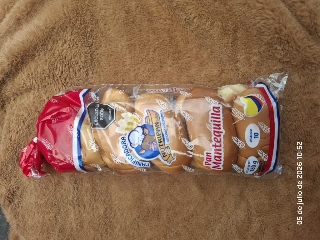 pan mantequilla liso *10