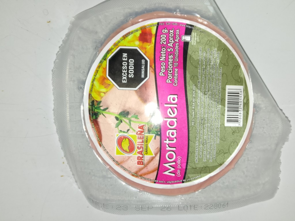 Brasileña mortadela de pollo