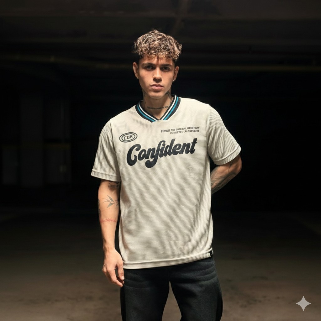 Camiseta Acanalada Confident