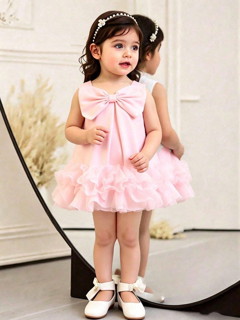 Vestido de tutú plisado