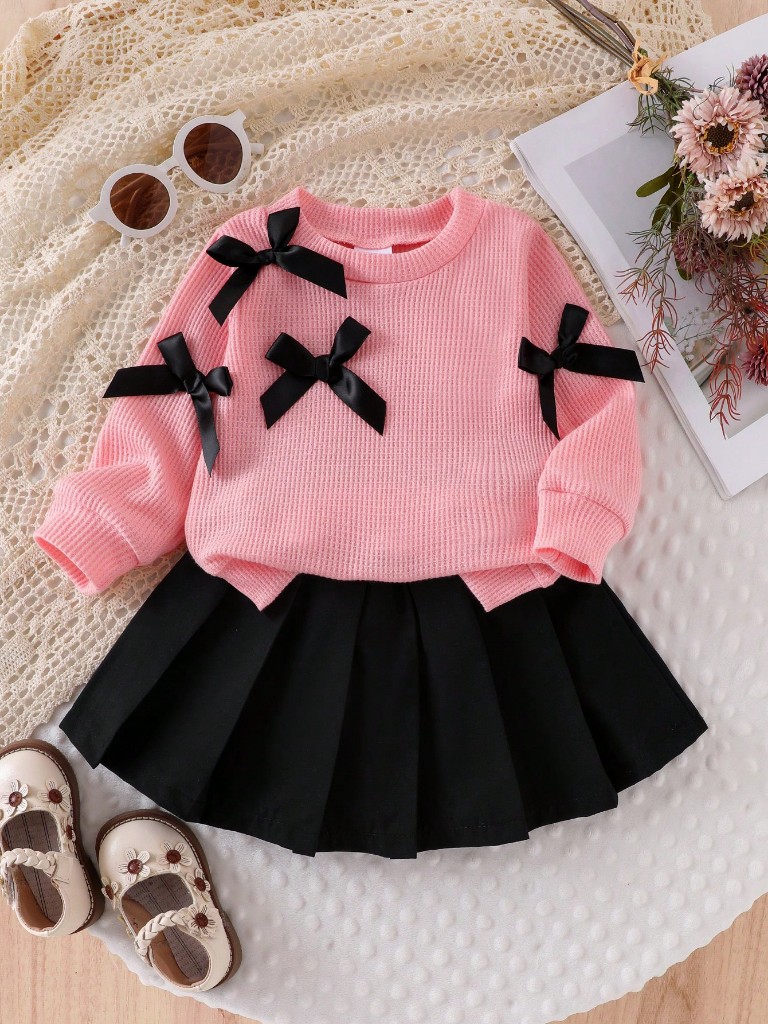 Conjunto suéter y falda