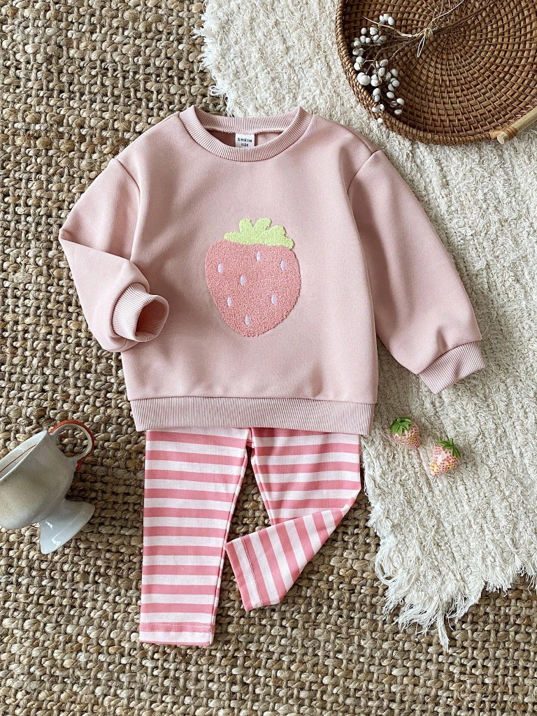 Conjunto manga larga bebé niña