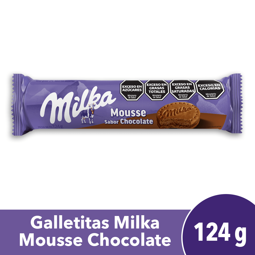 Galletita Milka Mousse Chocolate 124g