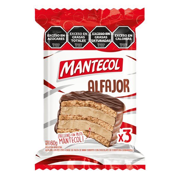 Alfajor Mantecol Negro 60g