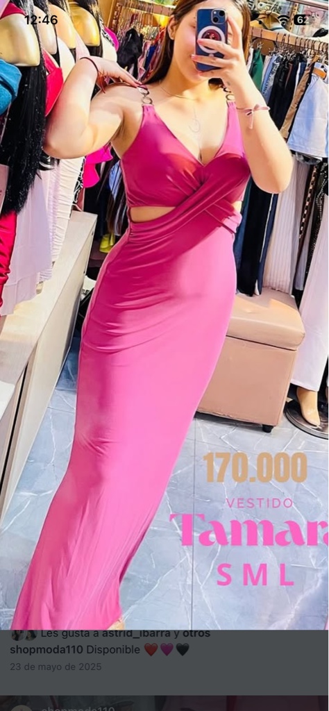 Vestido Largo kazabe asetato tira metal