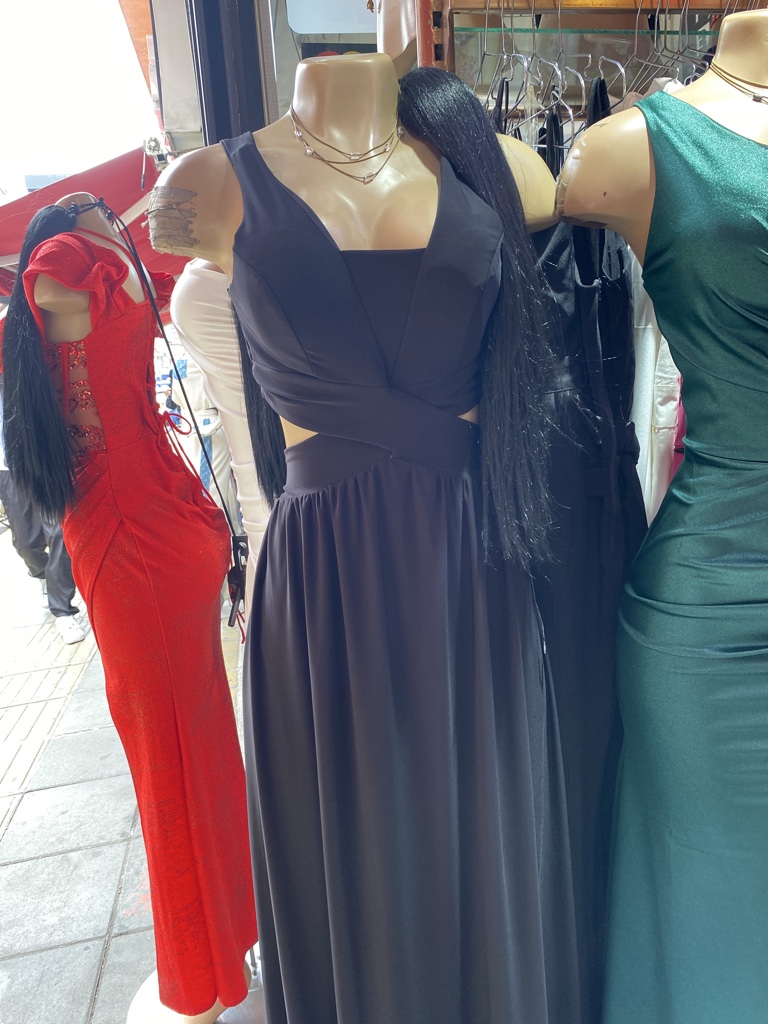 vestido largo kazabe