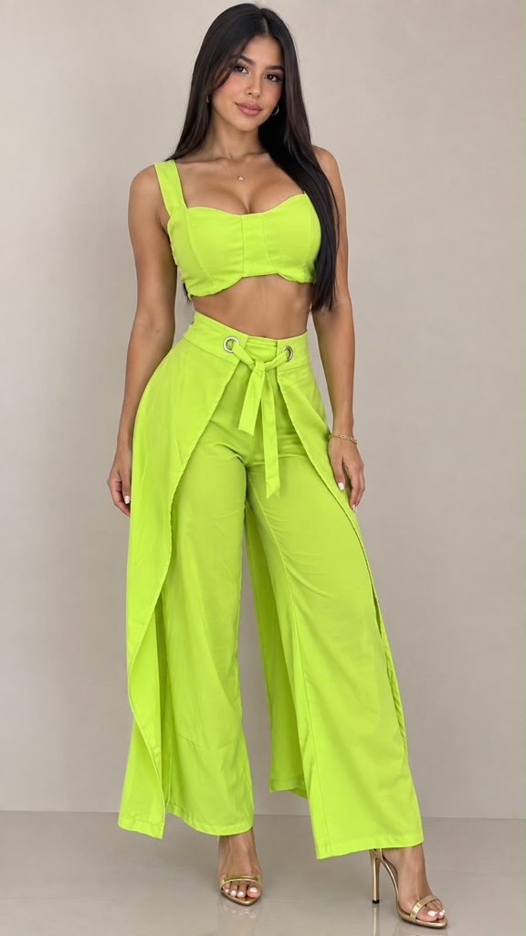 Conjunto Sofía bota abierta