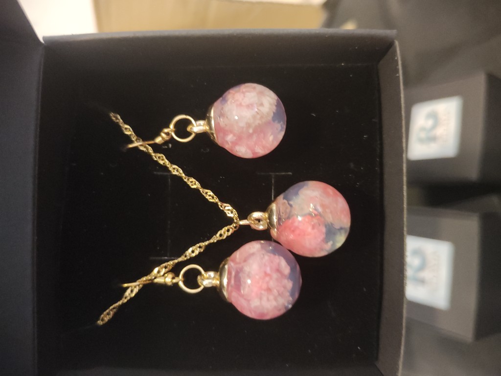 Collar de Burbuja + Aretes