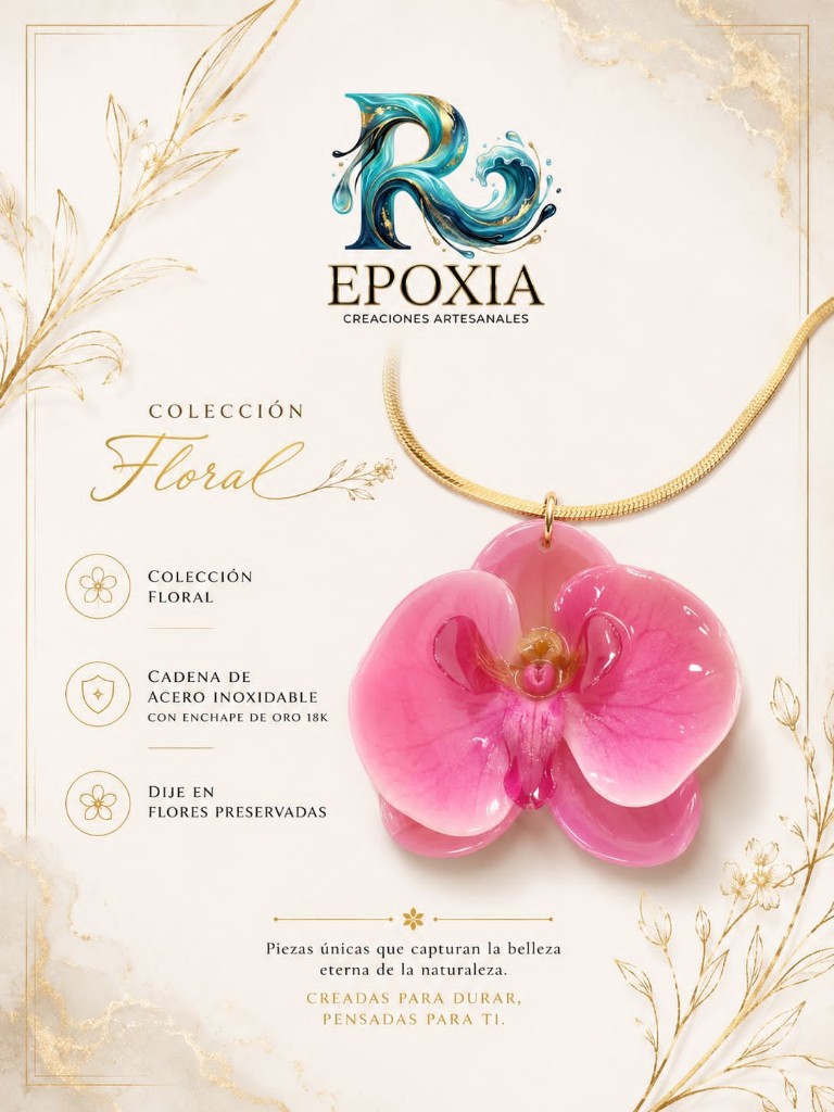 Collar Orquídea Real