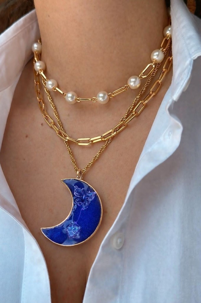 Collar Dije Luna Tornasol