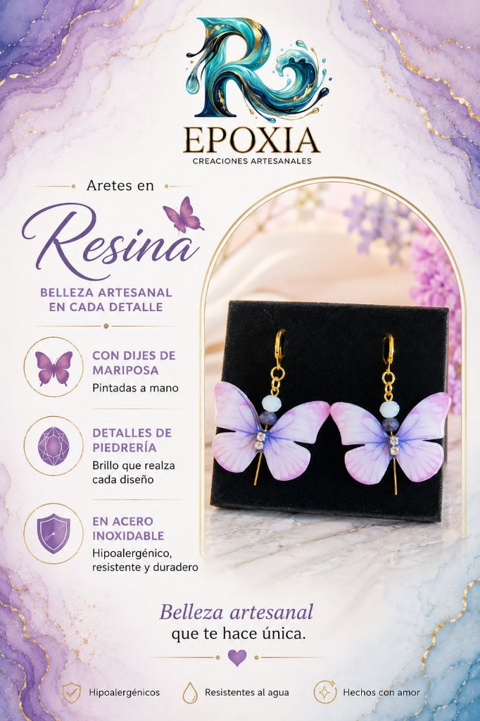 Aretes de Mariposa