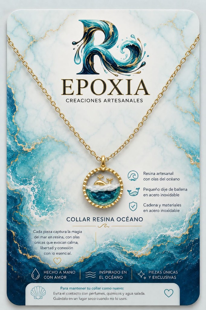 Collar Ballena Marina