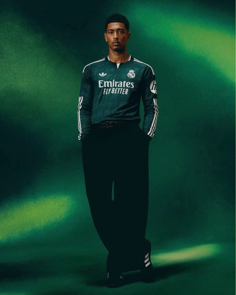 BELLINGHAM | UCL Camiseta hombre tercera equipación 26/27 R. Madrid / Manga larga - Edición Jugador