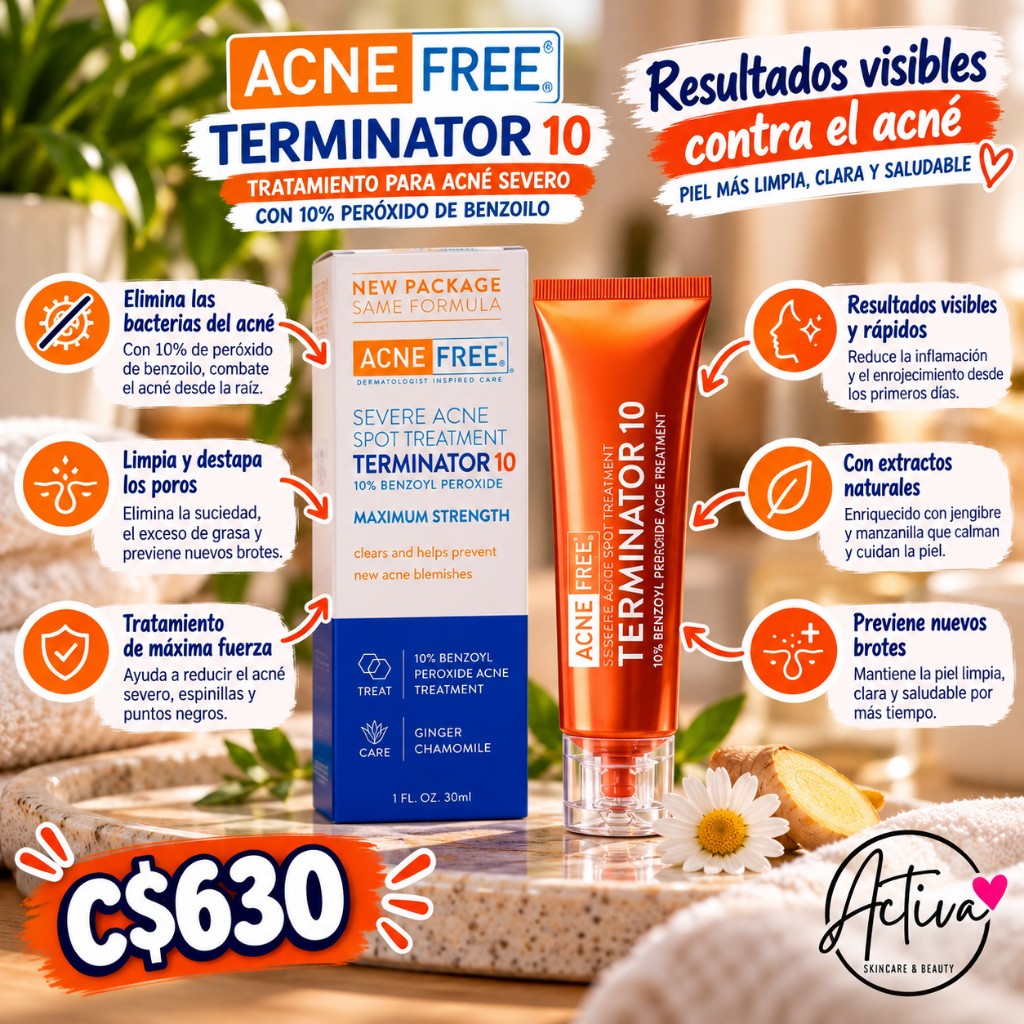 Acné free Eliminador de acné y puntos negros AcneFree (tubo de 0.75 onzas), 1 Ounce
