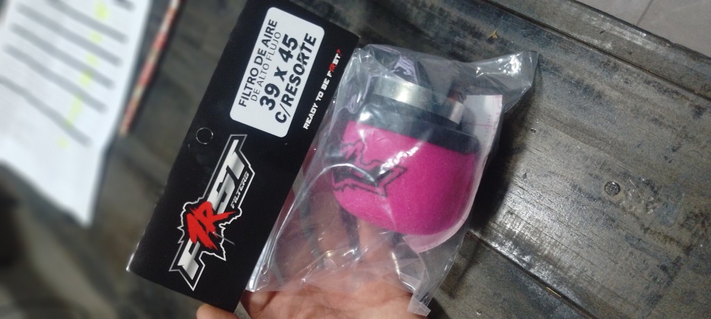 Filtro de aire FST rosa