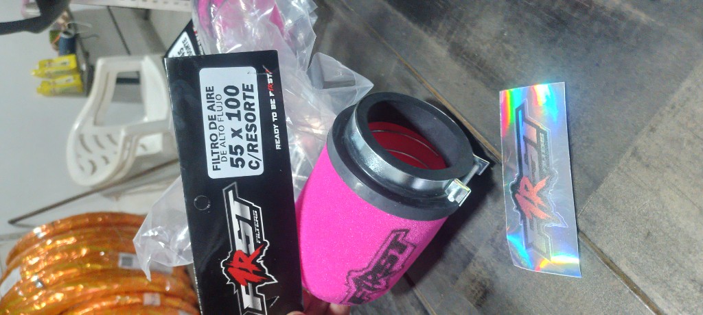 FIRST filtro de aire rosa