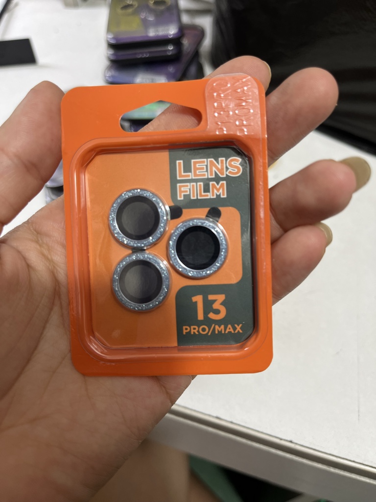 13 Pro/Max Escarchado Protector de cámara