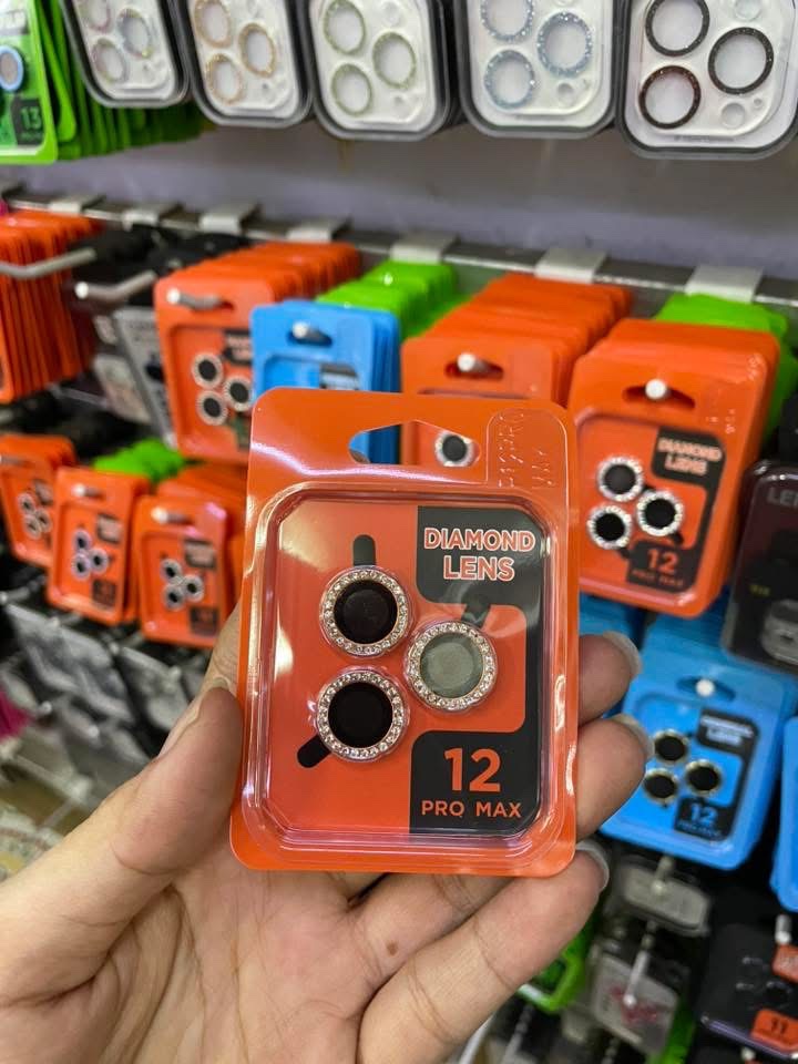 12 Pro/Max Escarchado Protector de cámara