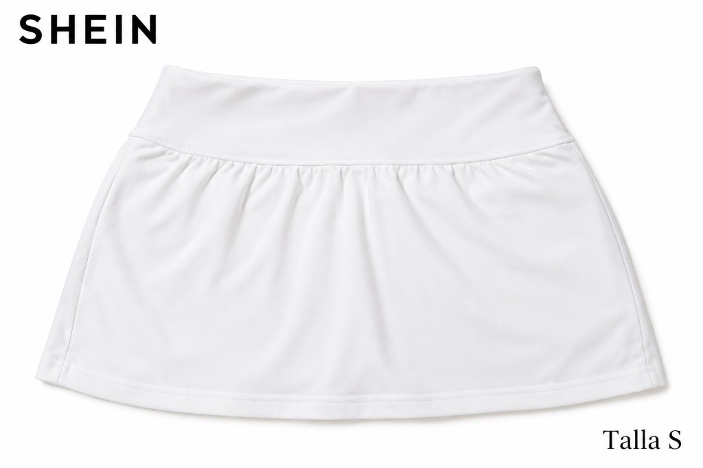 SHEIN falda blanca COD 1021