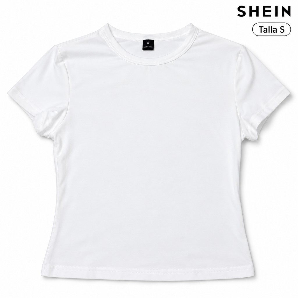 SHEIN camiseta blanca COD 1025