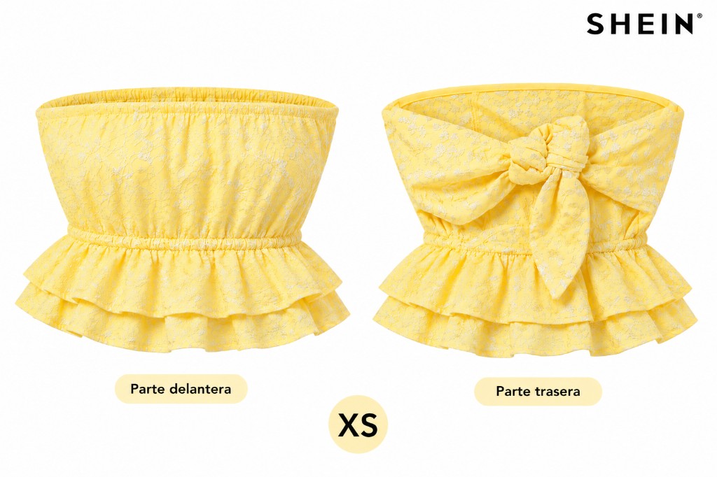 SHEIN top amarillo XS - COD 1001