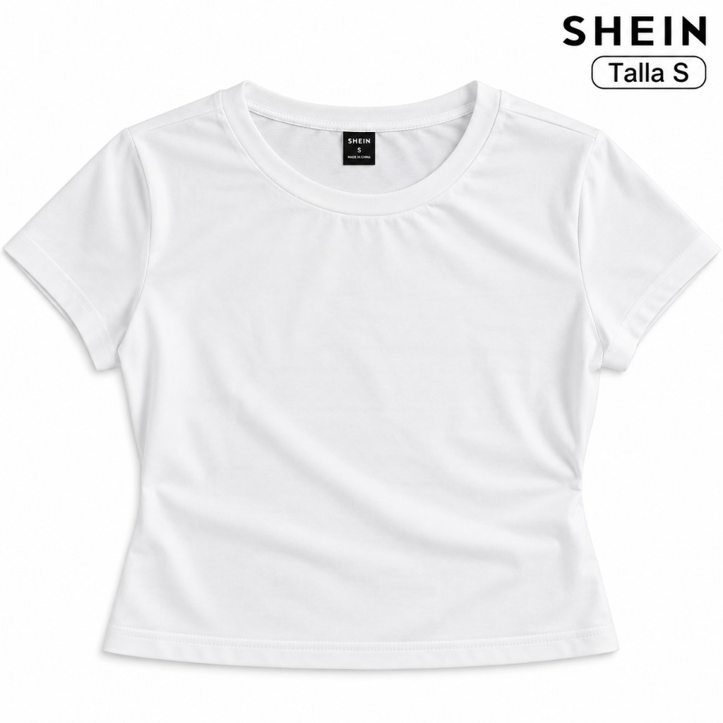 SHEIN camiseta blanca COD 1034