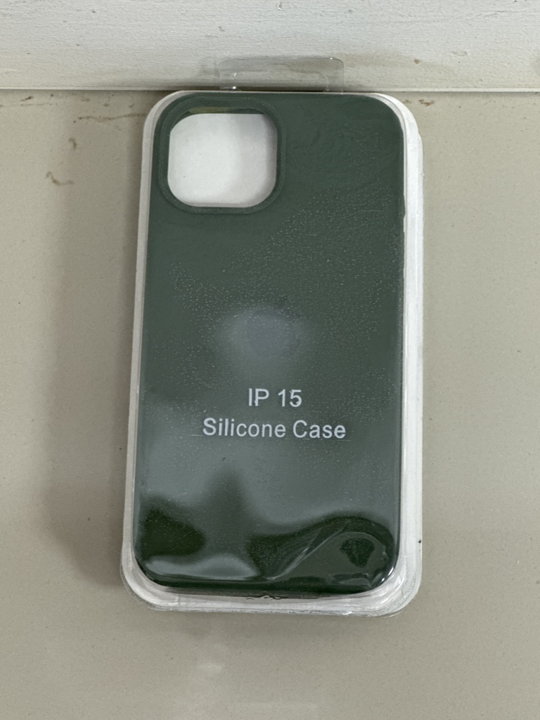 Case silicona 15 VerdeOscuro