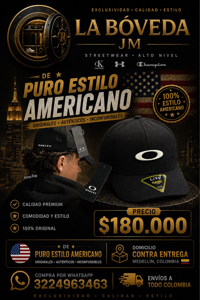 Oakley gorra negra