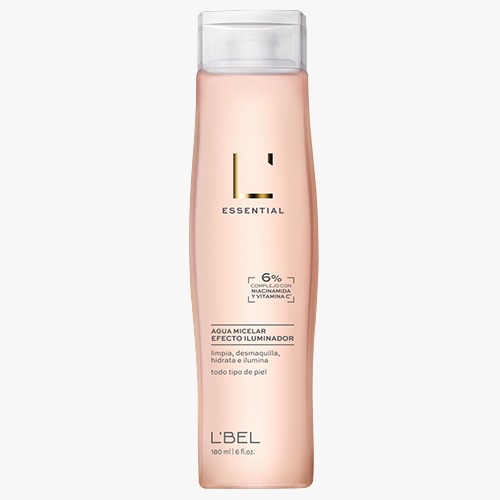 L'Bel Essential agua micelar iluminadora
