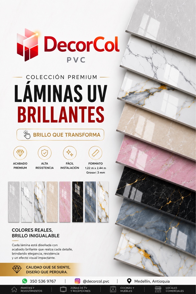 Lámina UV brillante