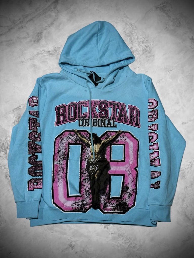 Hoodie Celeste Rockstar