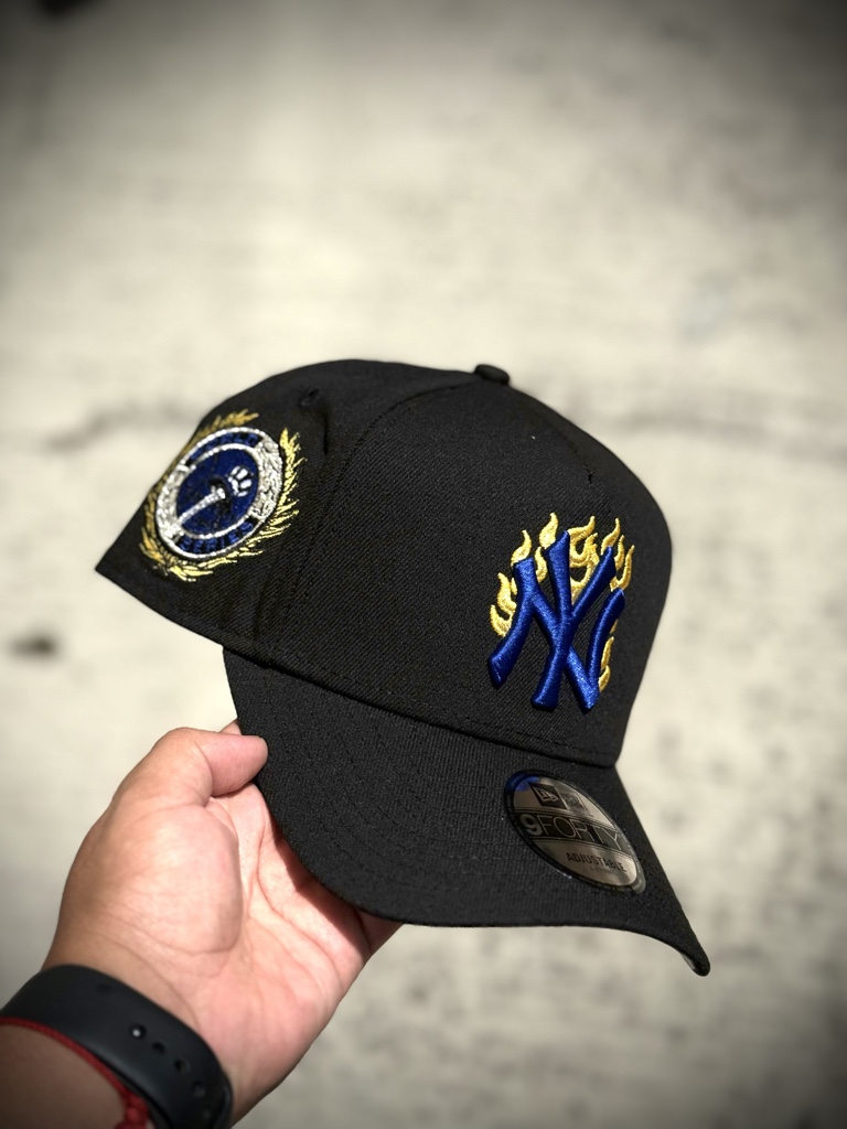 9Forty Yankees Fire Patch Blue