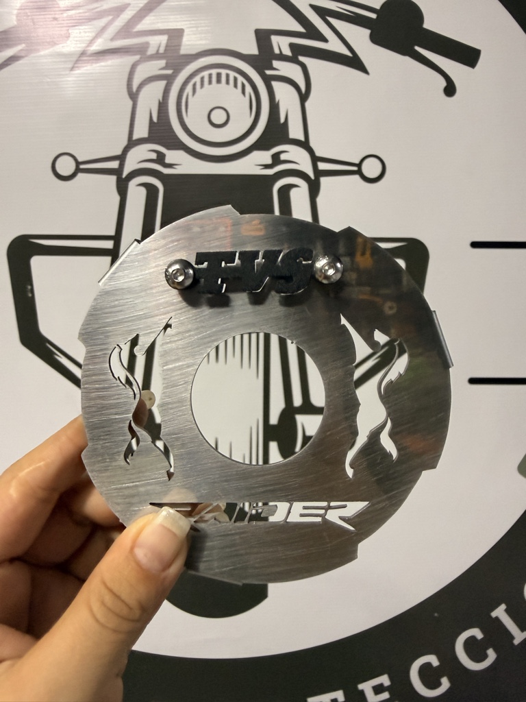 Protector de salida de escape TVS Raider 125
