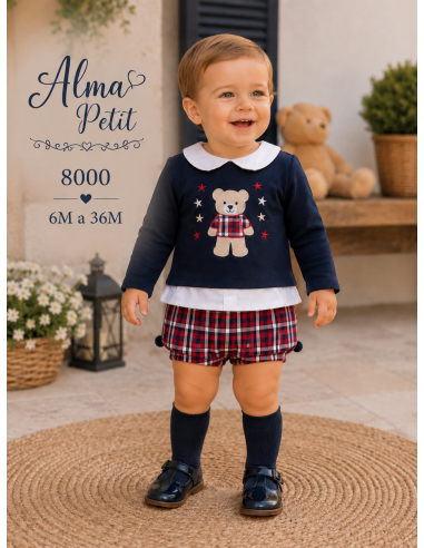 Conjunto bebé osito