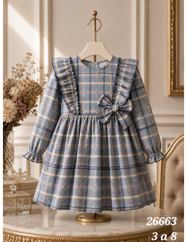 Vestido niña vichy