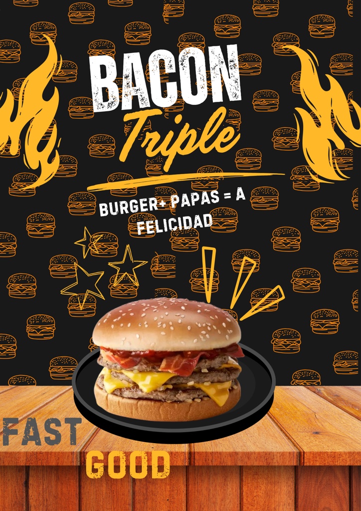 BACON CHEESE TRIPLE