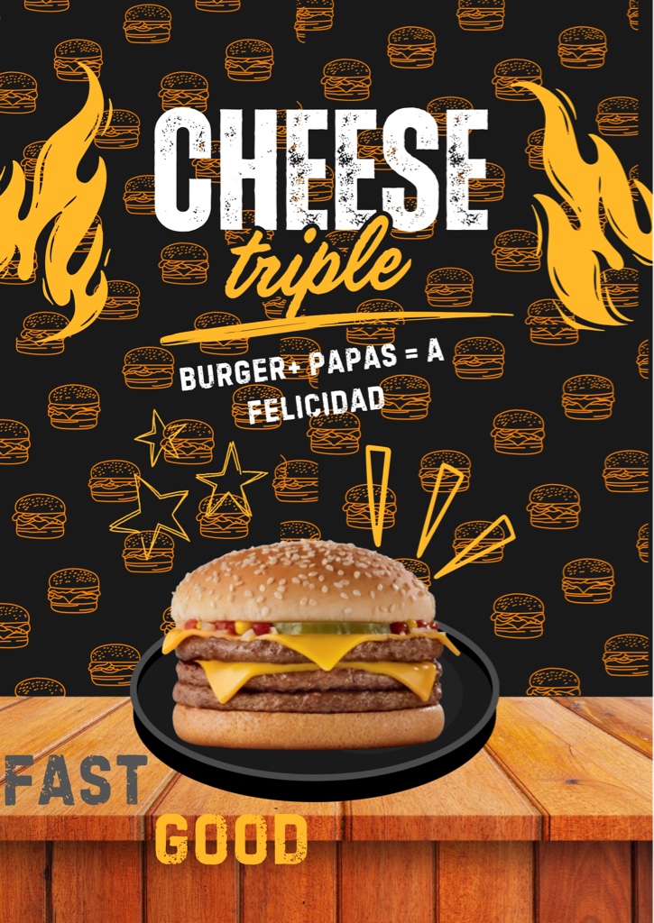 CHEESE BURGER TRIPLE
