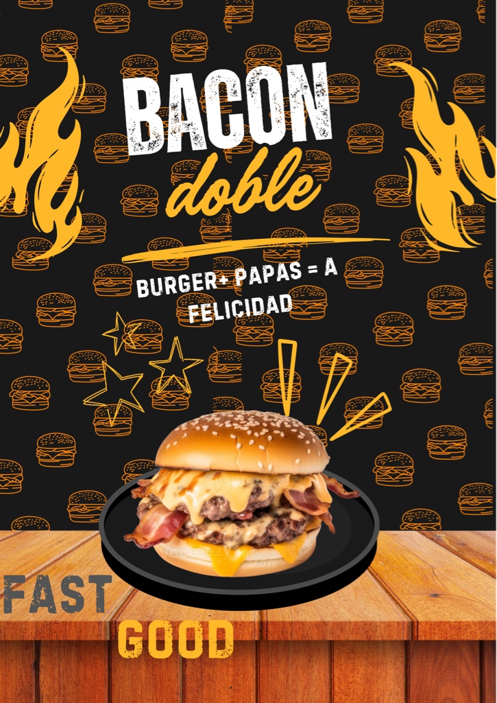 BACON CHEESE DOBLE