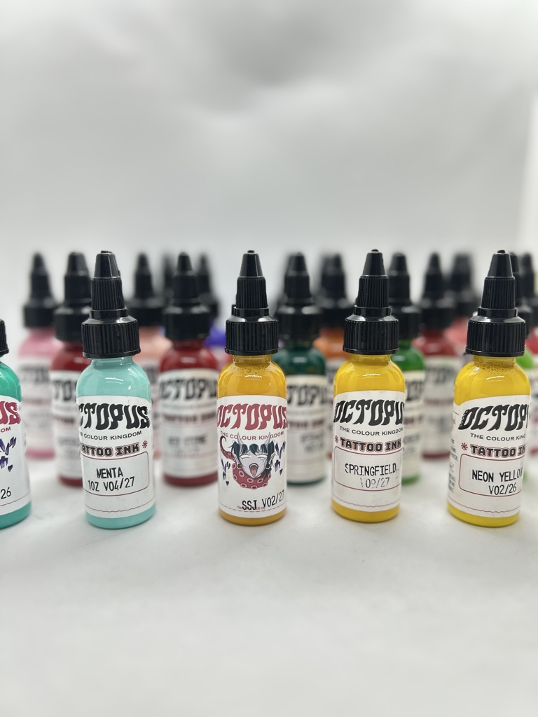 Octopus colors ink