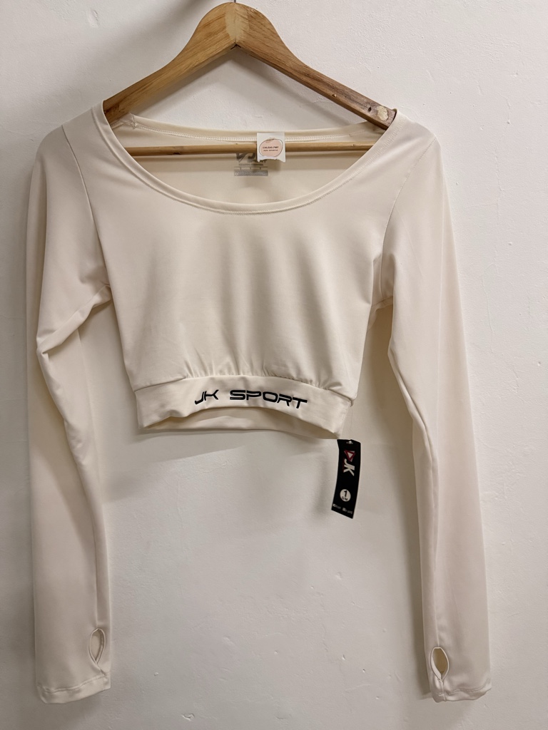 Manga larga blanco M